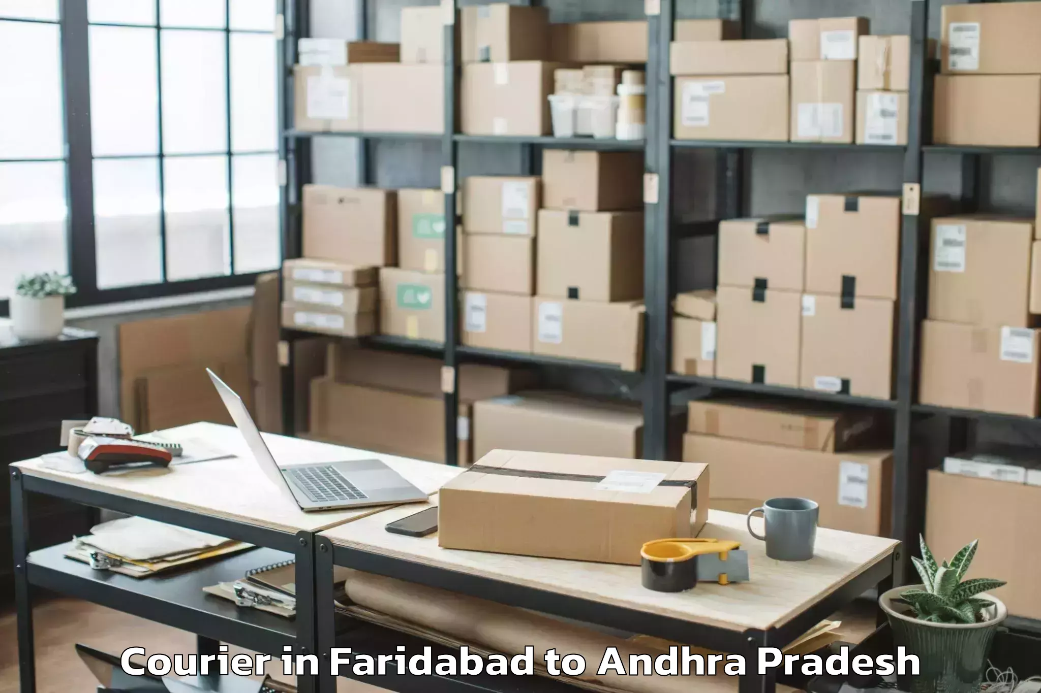 Quality Faridabad to Kotturu Srikakulam Courier